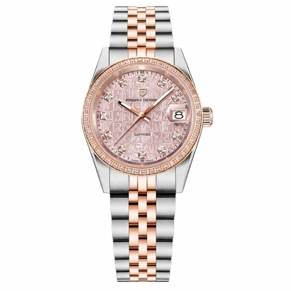 Женские часы Pagani Design PD-1794L Silver-Rose Gold-Pink фото 1